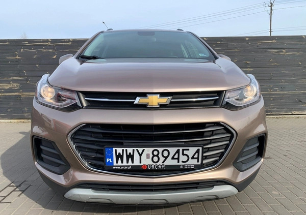 Chevrolet Trax cena 57700 przebieg: 85000, rok produkcji 2018 z Łaskarzew małe 781